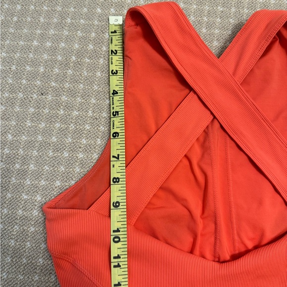Fila orange work out tank, size S - Picture 6 of 6